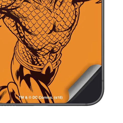 DC Comics Aquaman Comic Pop Galaxy S25 Skin